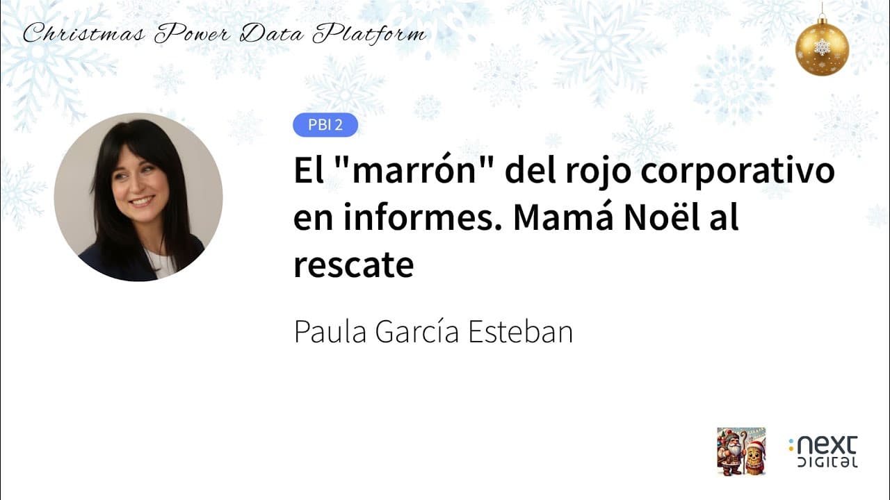 Paula García Esteban - El "marrón" del rojo corporativo en informes. Mamá Noël al rescate