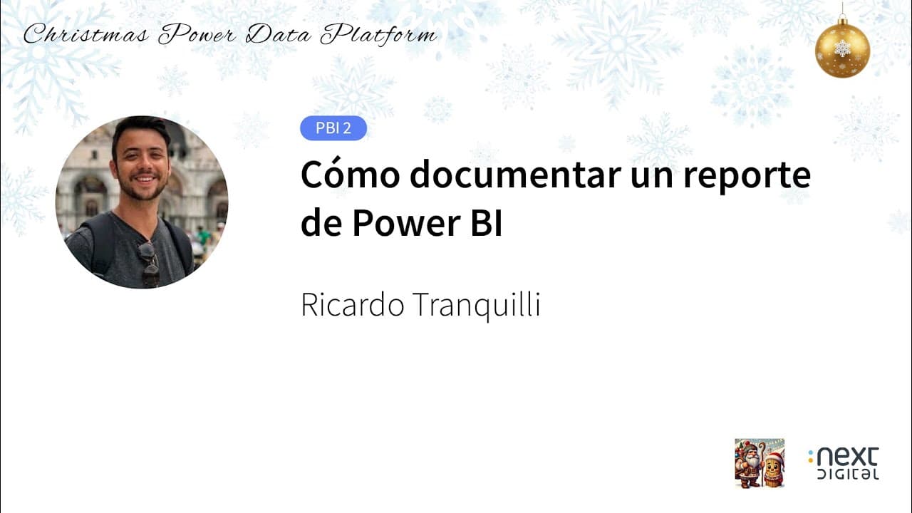 Ricardo Tranquilli - Cómo documentar un reporte de Power BI