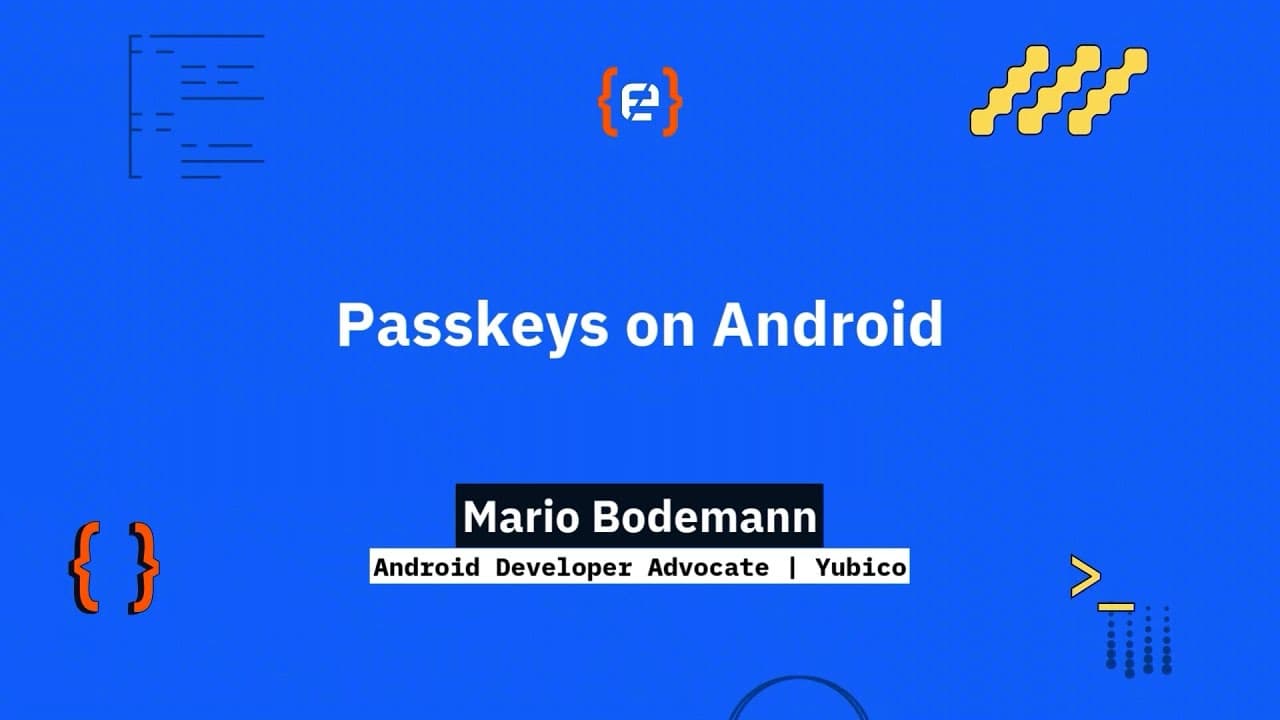 Mario Bodemann: Passkeys on Android - Codemotion 25