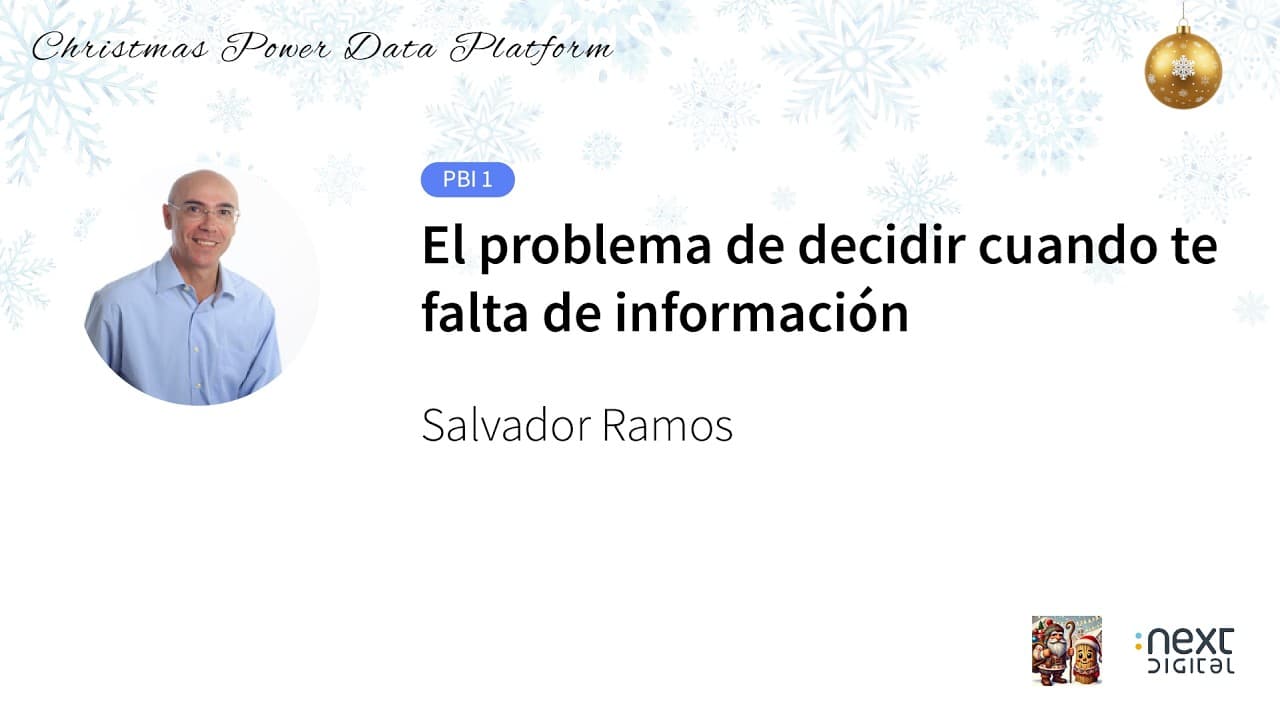 Salvador Ramos - El problema de decidir cuando te falta de información