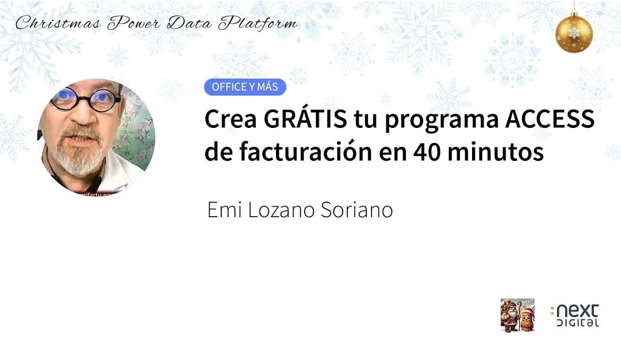 Emi Lozano Soriano - Crea GRÁTIS tu programa ACCESS de facturación en 40 minutos