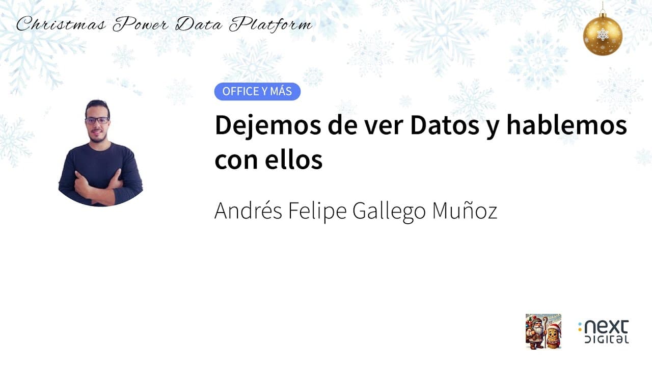 Andrés Felipe Gallego Muñoz - Dejemos de ver Datos y hablemos con ellos