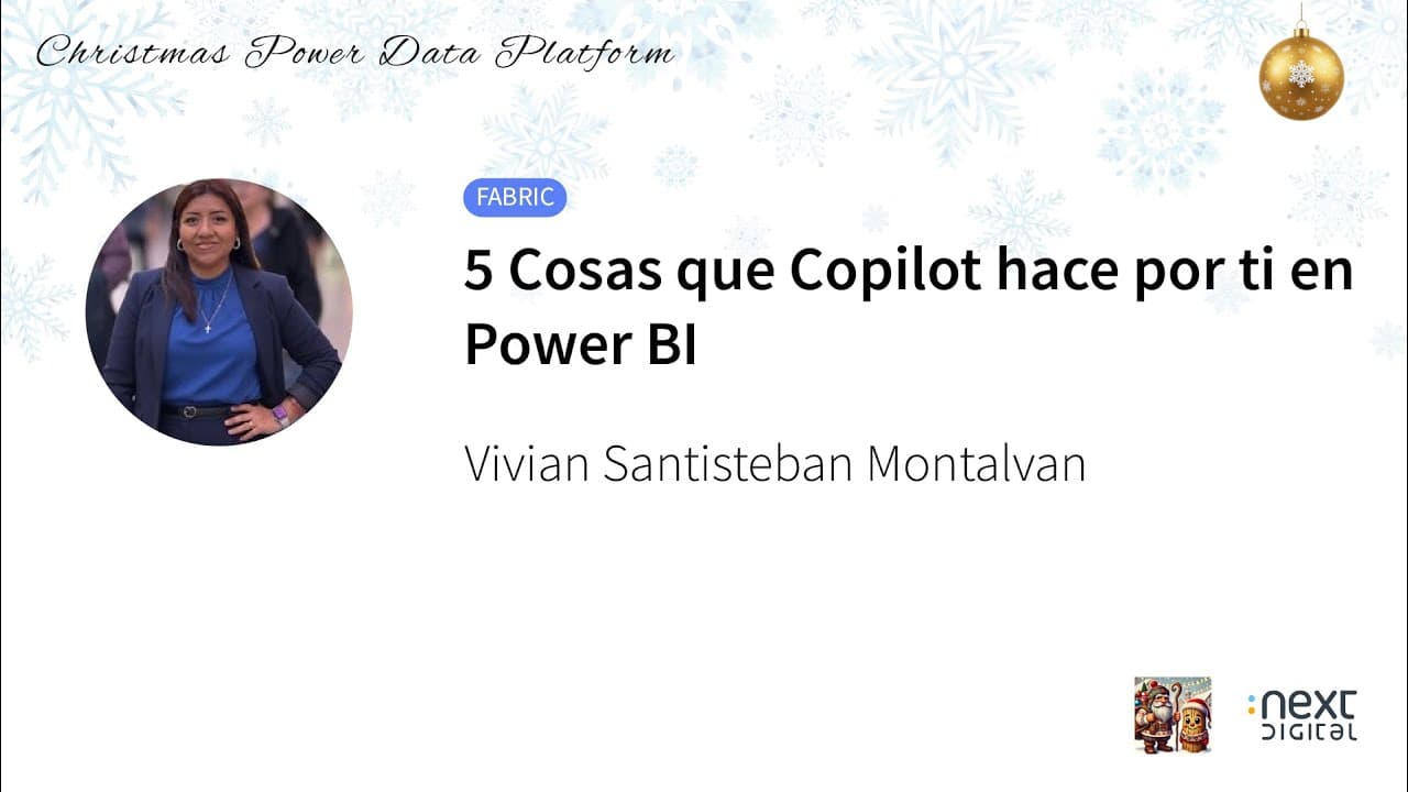 Vivian Santisteban Montalvan - 5 Cosas que Copilot hace por ti en Power BI