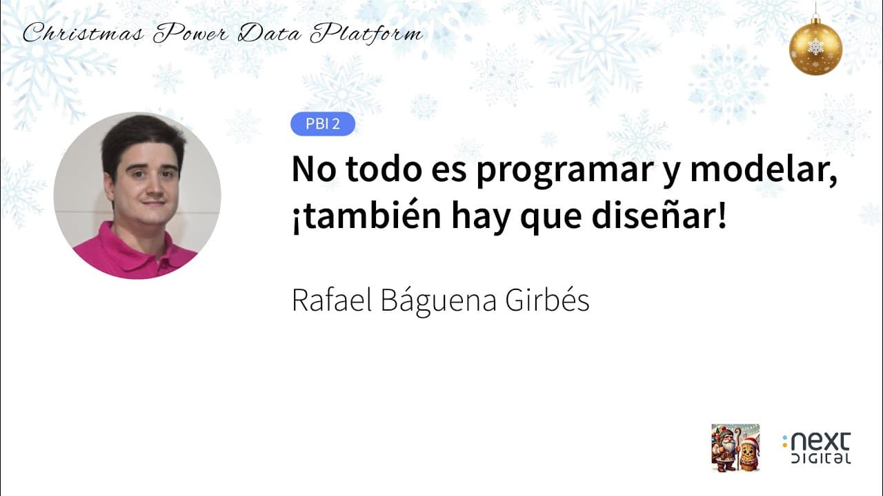 Rafael Báguena Girbés - No todo es programar y modelar, ¡también hay que diseñar!