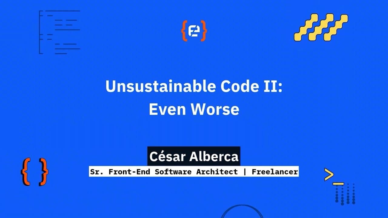 César Alberca: Software Cafrers: Haciendo Código que haría Vomitar a una Cabra - Codemotion 25
