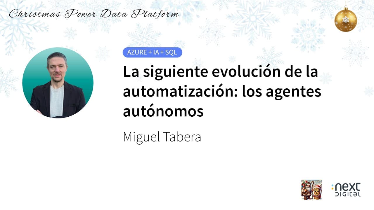 Miguel Tabera - La siguiente evolución de la automatización: los agentes autónomos