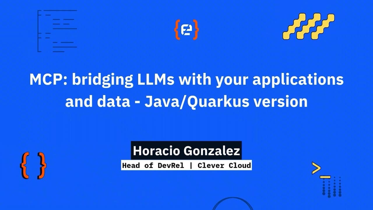 Horacio Gonzalez: Introducción al MCP: Conectando LLMs con tus Aplicaciones y Datos - Codemotion 25