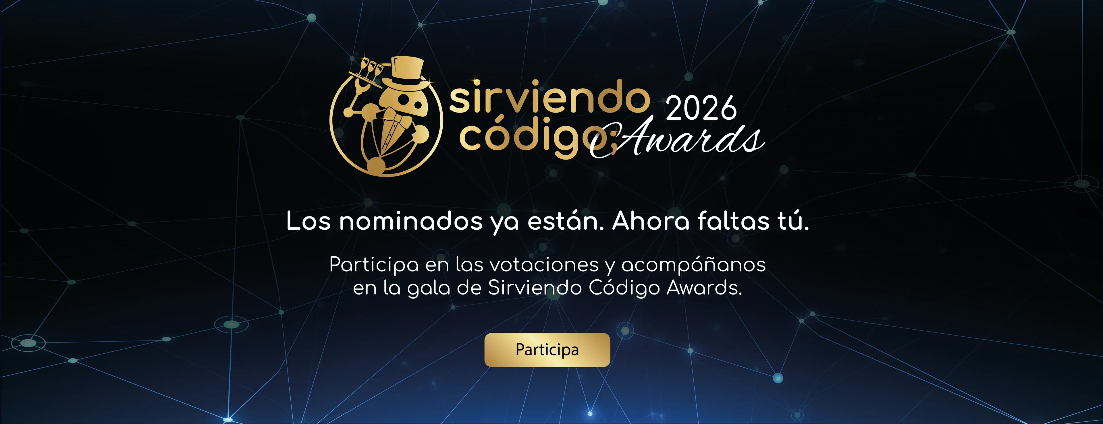 Anuncio Sirviendo Código Awards